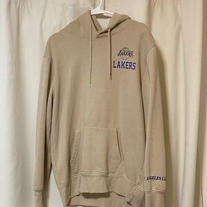 Los Angeles Lakers Beige Hoodie